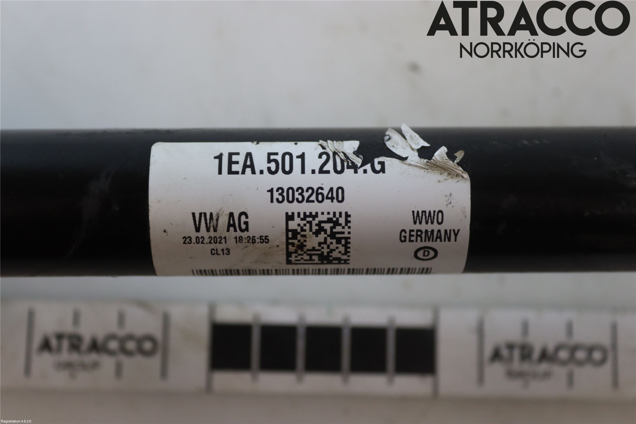 Volkswagen VW ID.3 21- Drivaxel Bak Höger