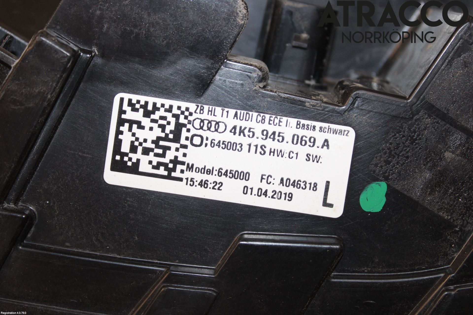 Audi A6 F2/C8 19- Bakljus Vänster