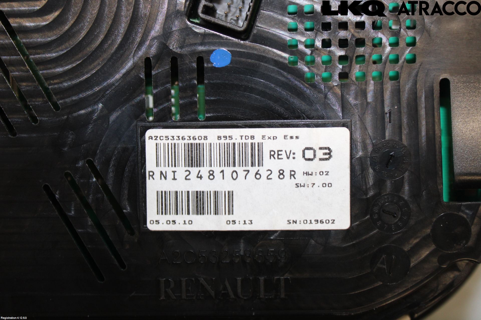 Renault MEGANE III 09-15 Instrument Komb