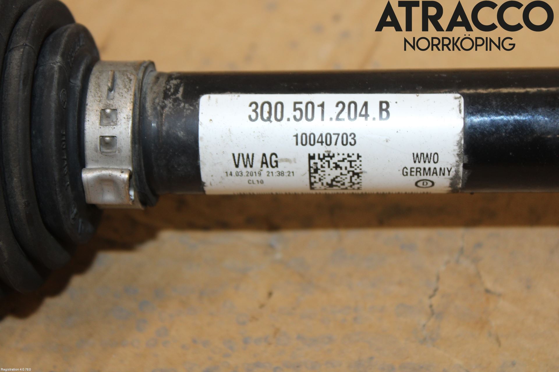 Skoda KODIAQ 17-24 Drivaxel Bak Höger