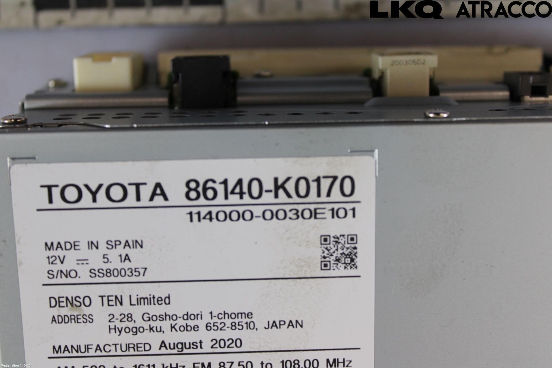 Toyota YARIS XP21 20- Cd Radio - Multimediapanel