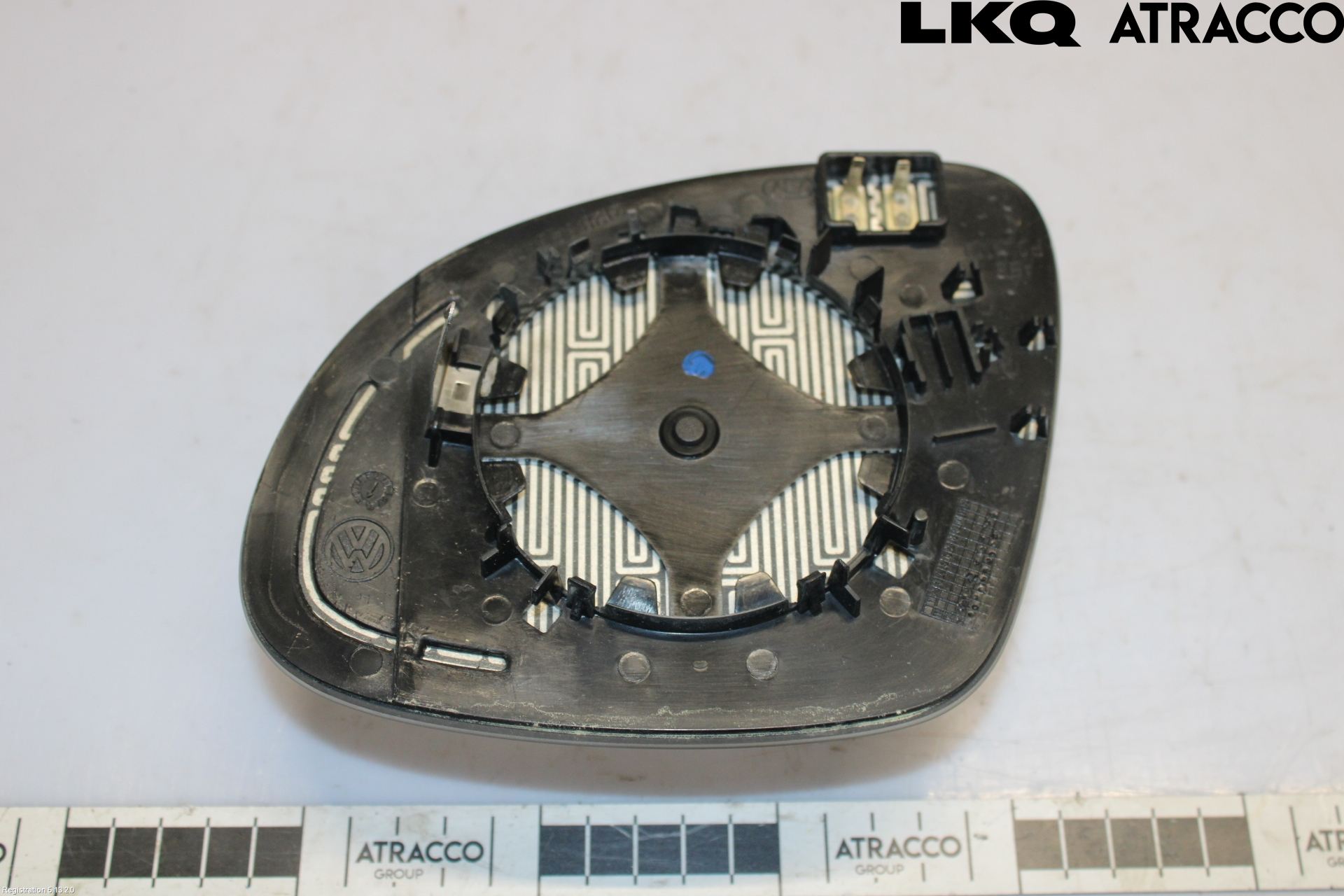 Volkswagen VW TIGUAN 07-16 Spegelglas Hö
