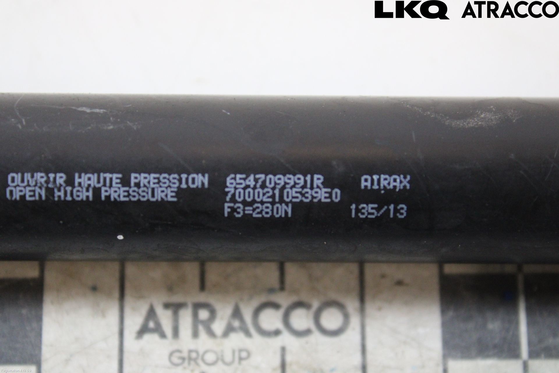 Renault CAPTUR 13-19 Gasfjäder Motorhuv