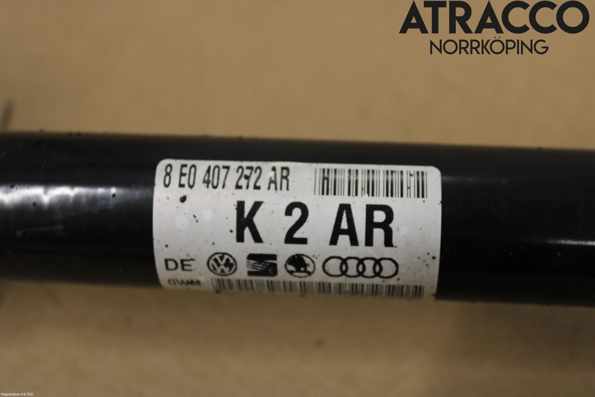 Audi A4/S4 05-07 Drivaxel Fram Höger