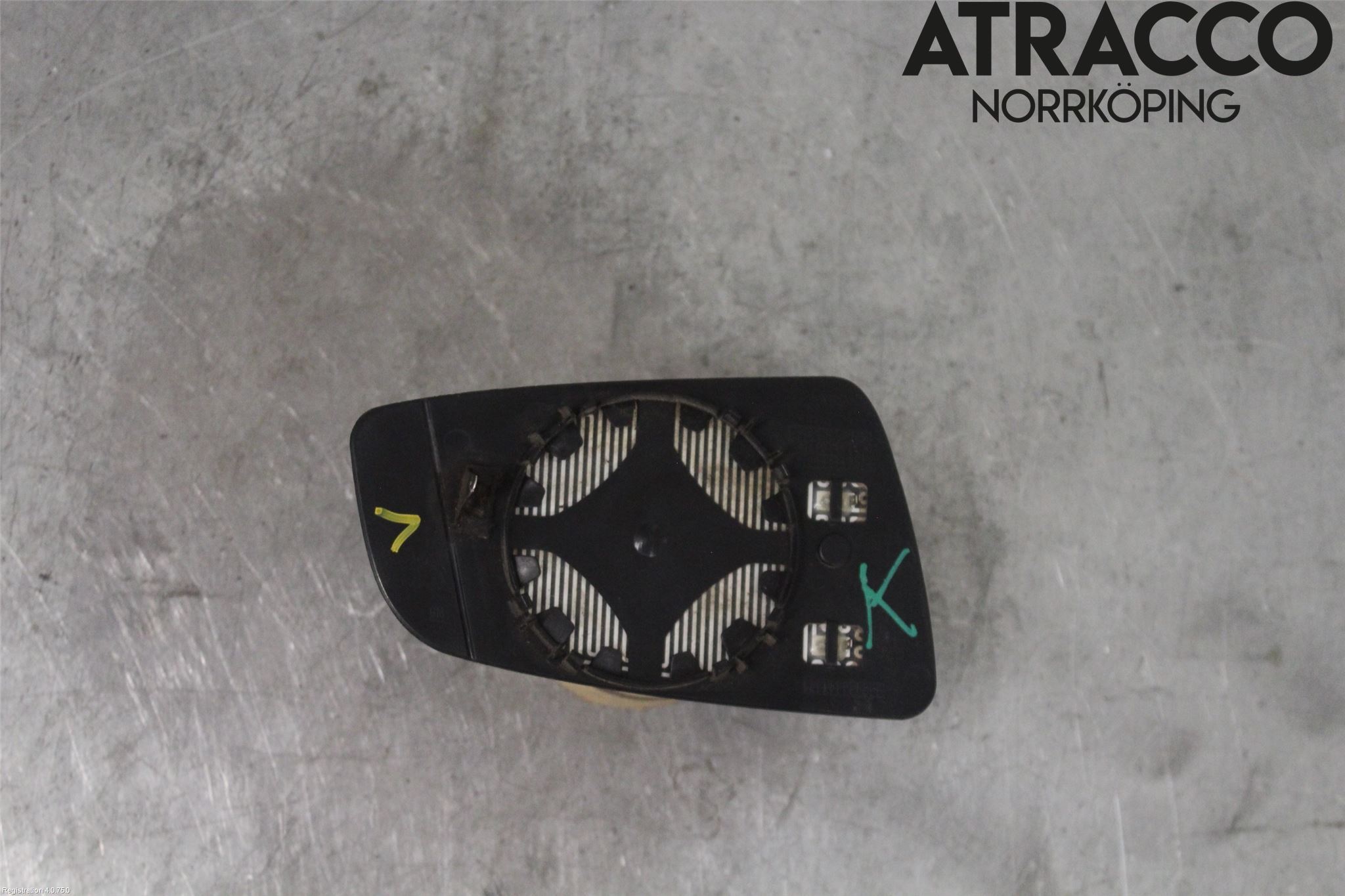 Opel ZAFIRA B 06-14 Spegelglas Vä