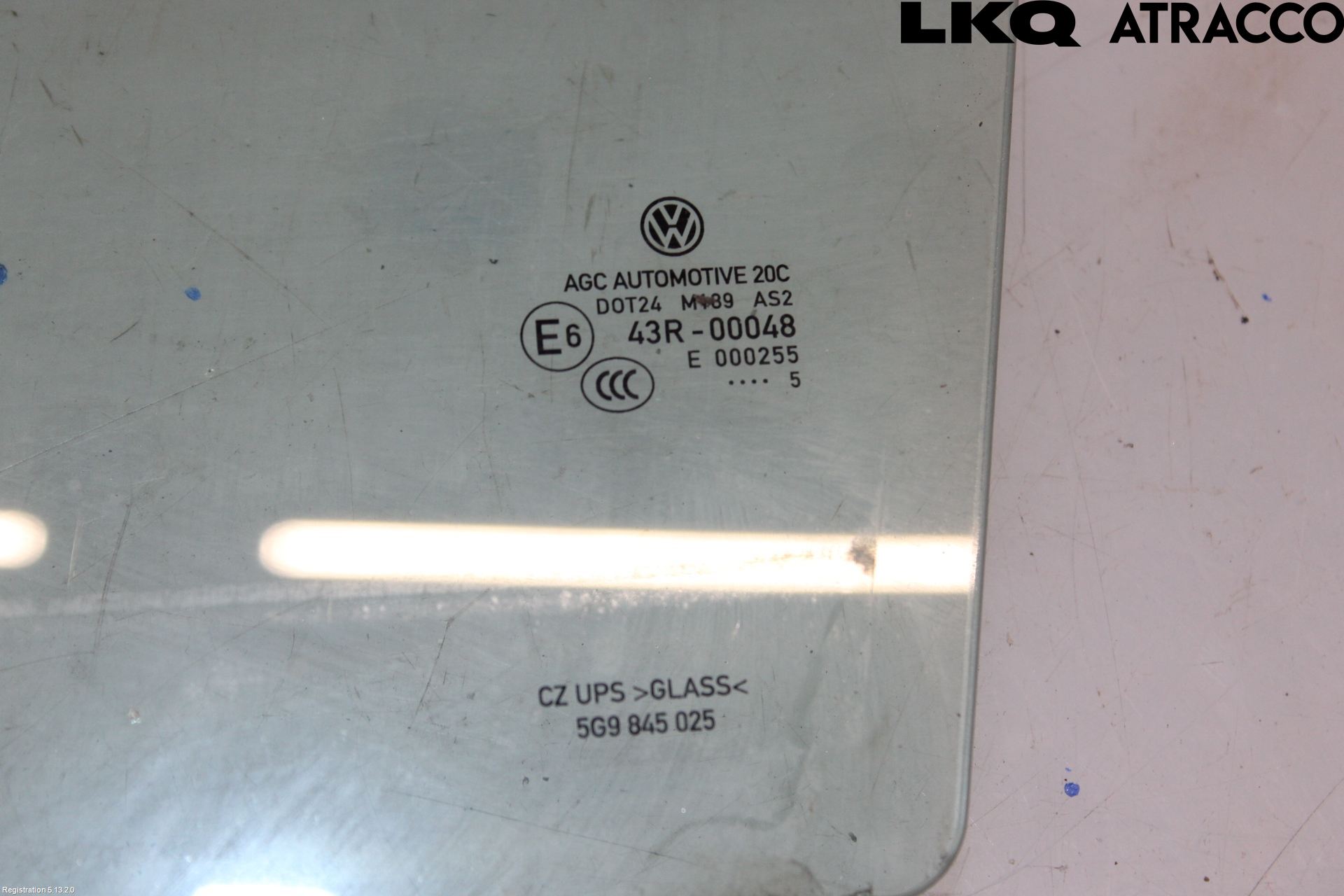 Volkswagen VW GOLF / E-GOLF VII 13-20 Dörruta Bak Vänster