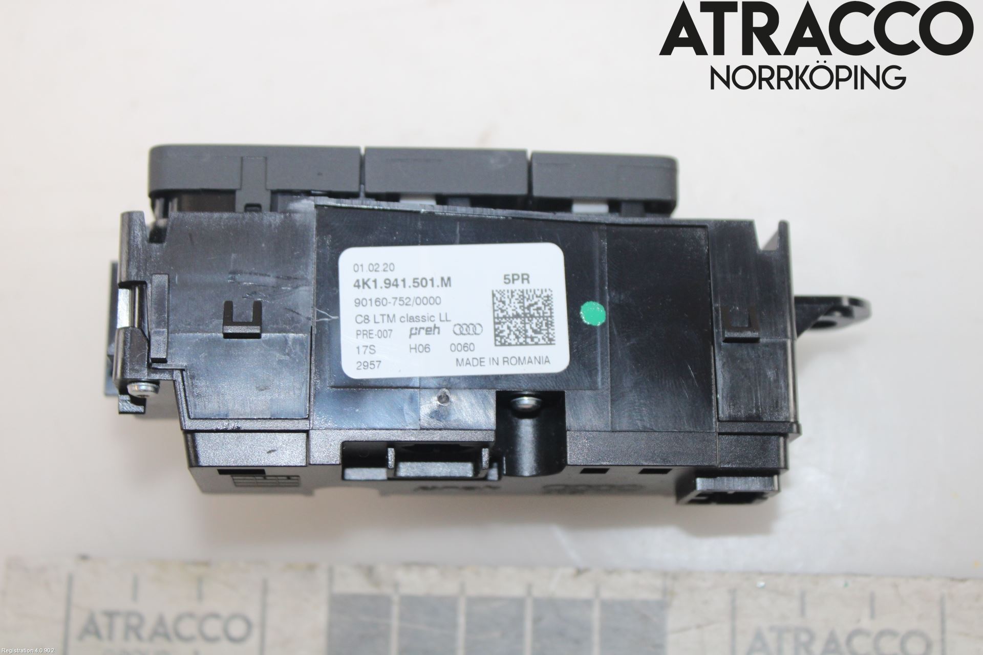 Audi E-TRON, S GE 19- Strömställare Ljus