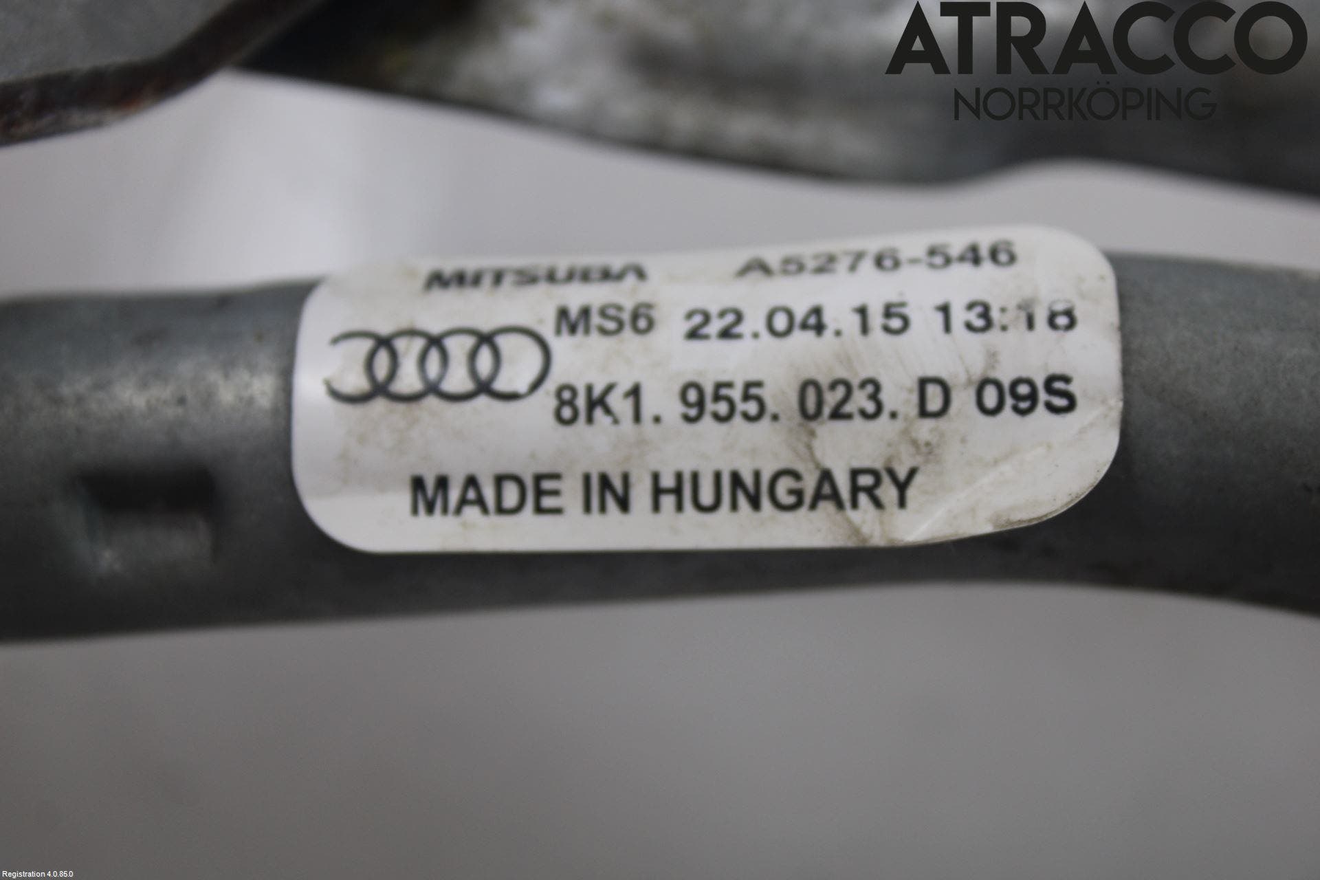 Audi A4 12-15 Torkarmekanism Vindruta