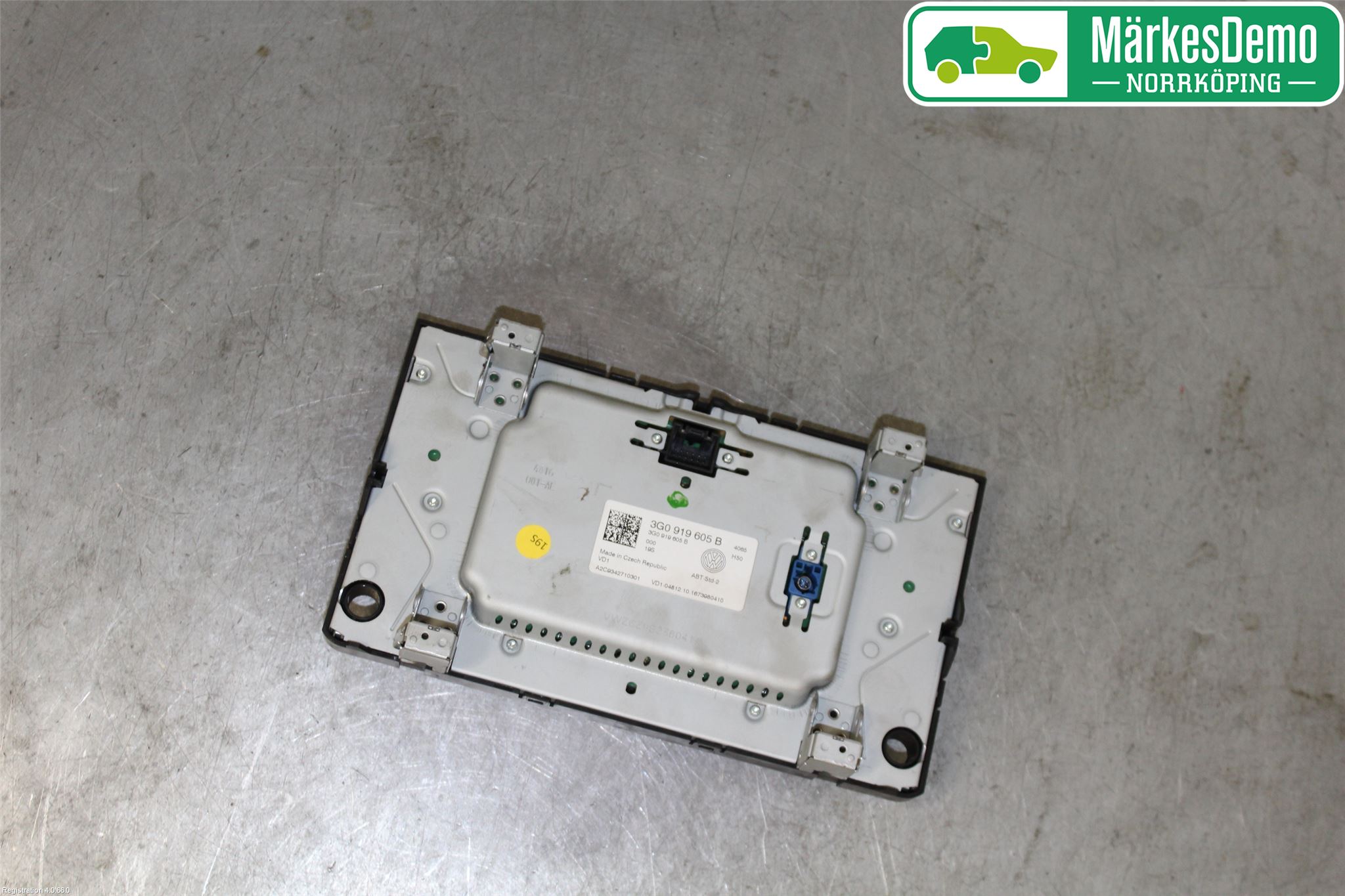 Volkswagen VW GOLF / E-GOLF VII 13-20 Multifunktionsdisplay