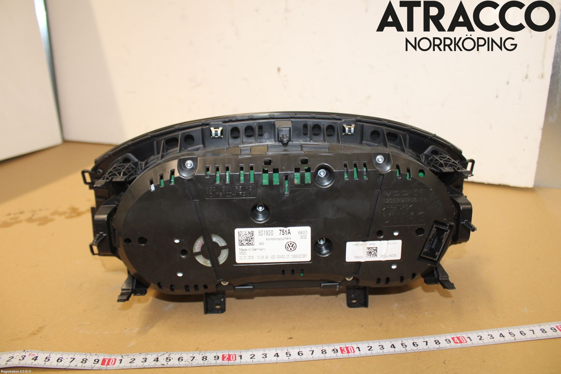 Volkswagen VW GOLF / E-GOLF VII 13-20 Instrument Komb