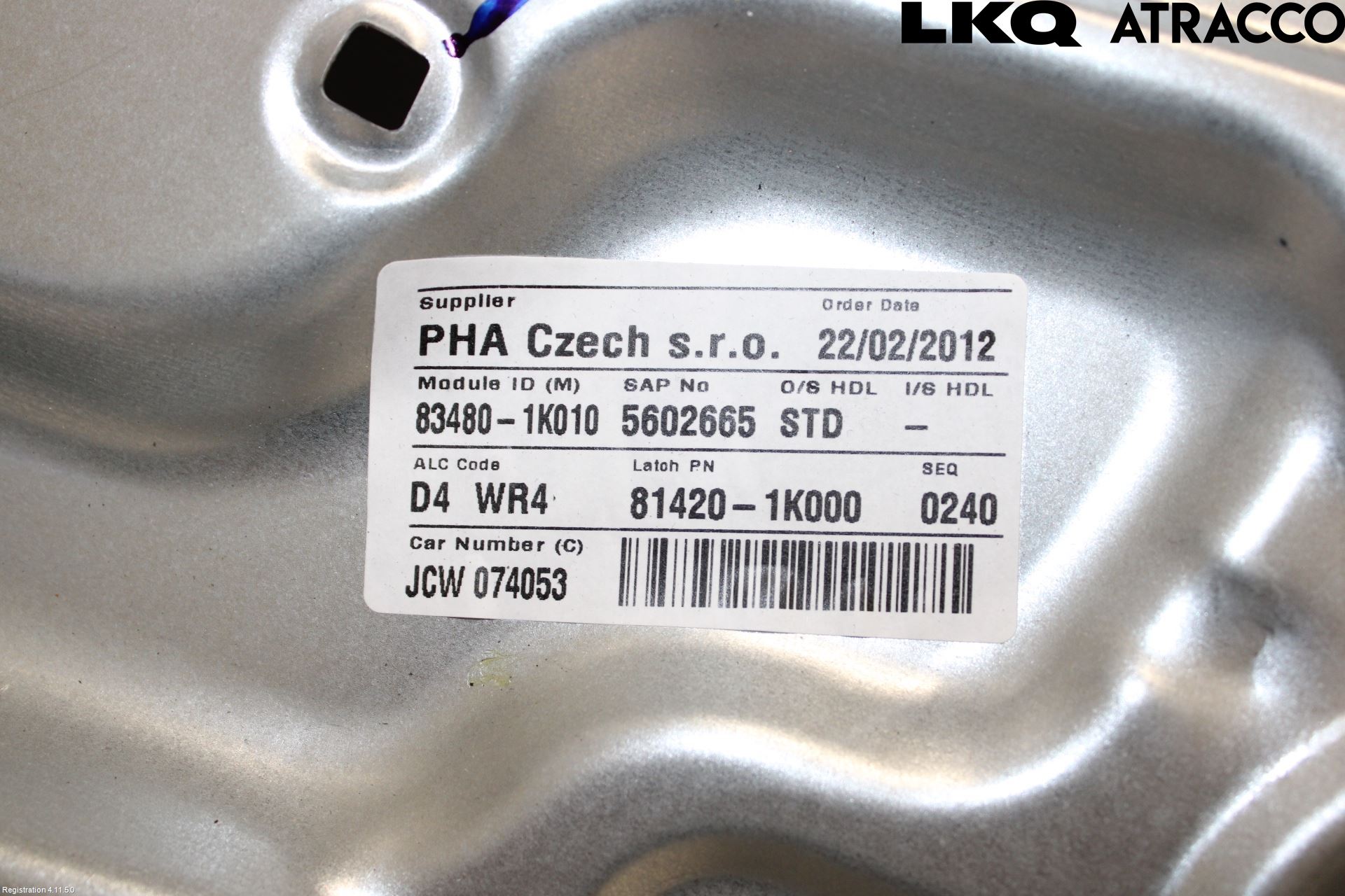Hyundai ix20 Fönsterhiss El Kompl