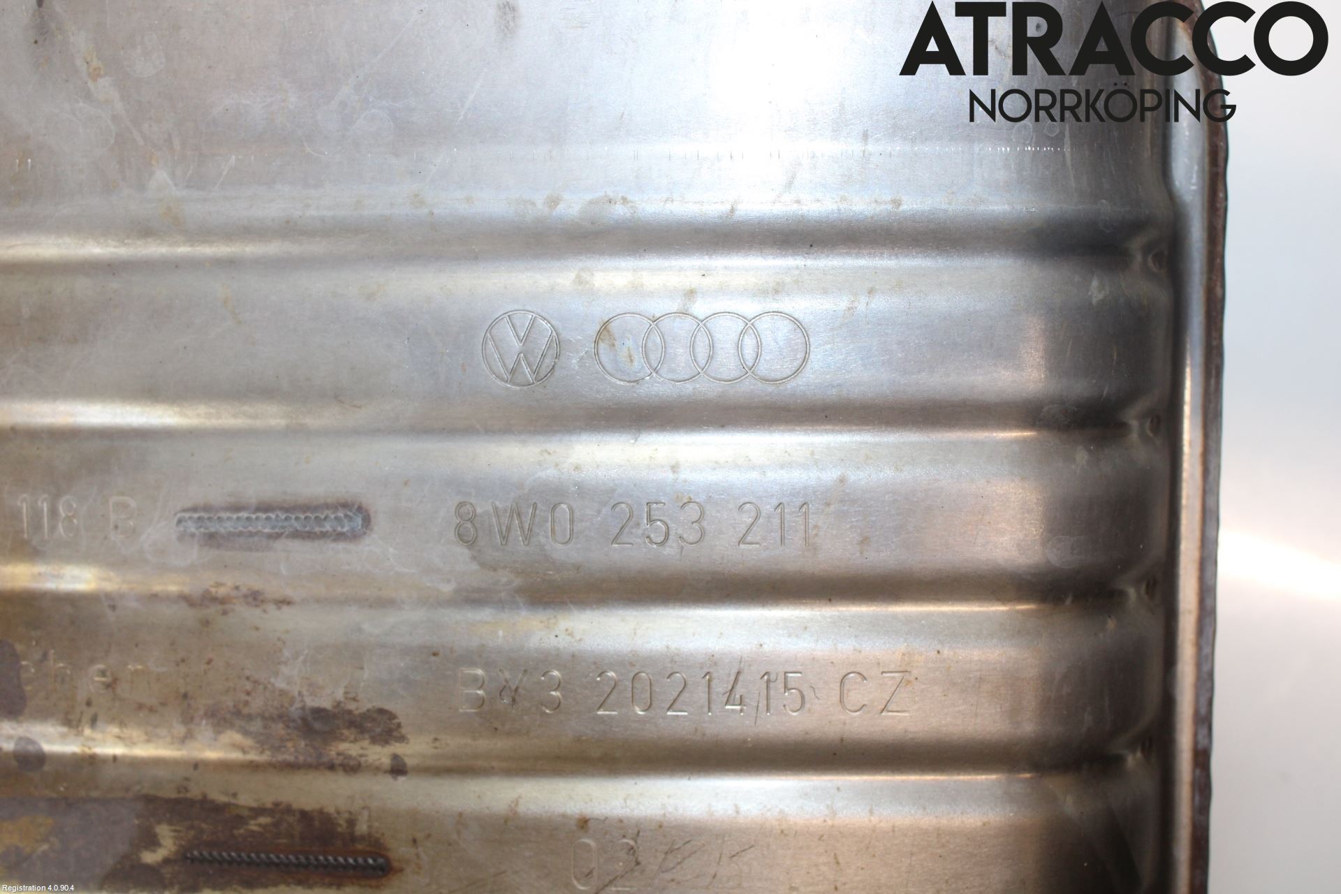 Audi A4/S4 B9 20- Avgas-Ljuddämpare-Rör