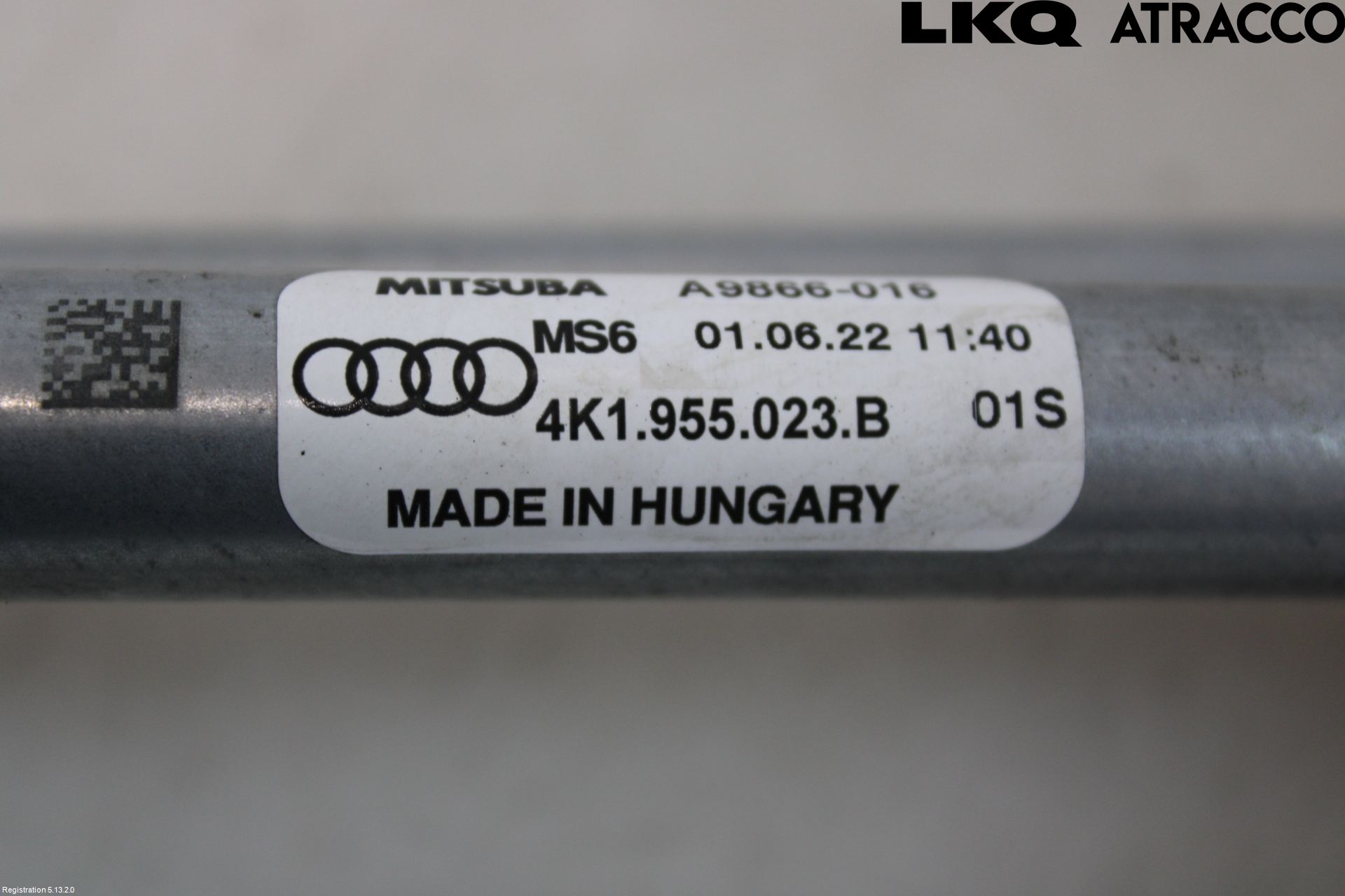 Audi A6/S6 E-TRON 24- Torkarmekanism Vindruta