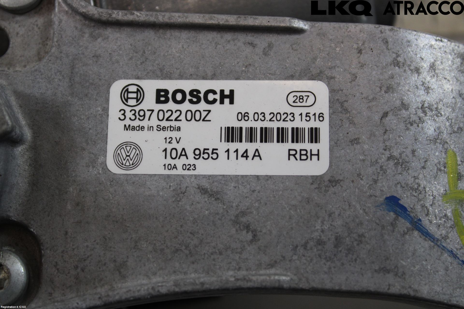 Volkswagen VW ID.3 21- Torkarmotor Vindruta