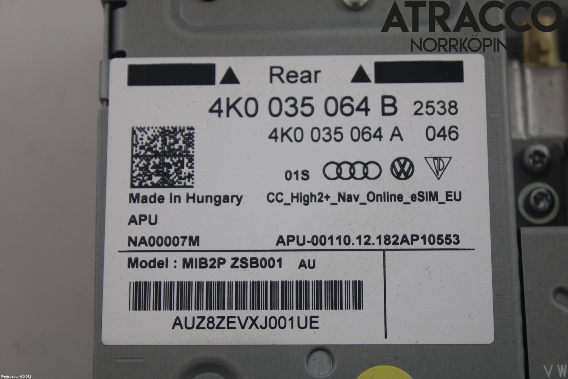 Audi A6/S6 4G 11-18 Styrenhet Multimedia