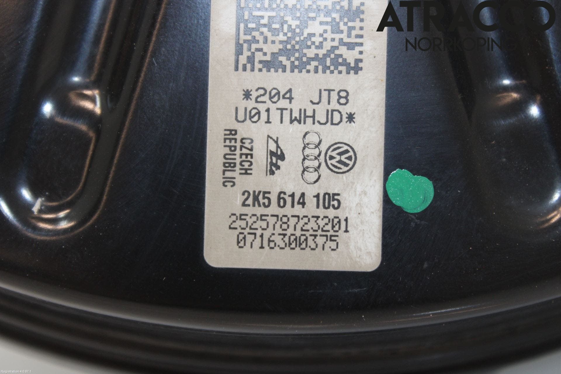 Volkswagen VW CADDY 16-20 Bromsservo