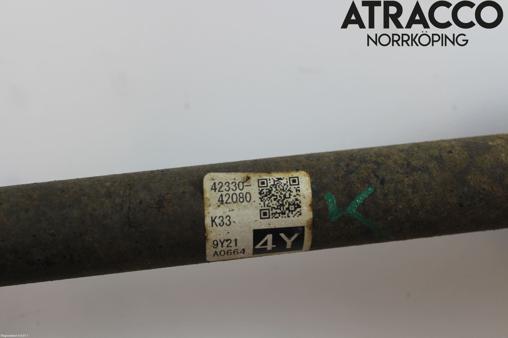 Toyota RAV4 19- Drivaxel Bak Höger