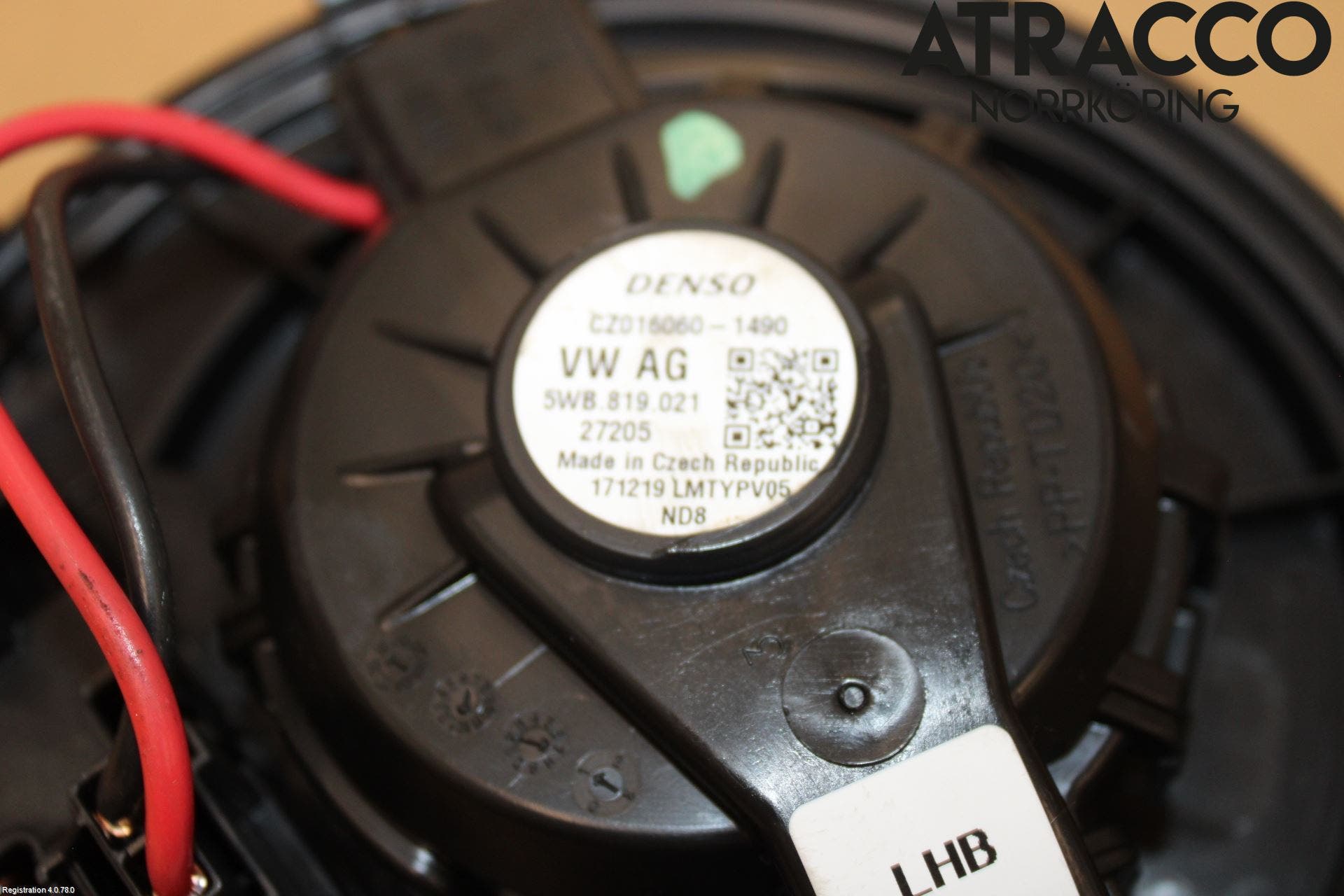 Volkswagen VW PASSAT 15-19 Värmefläkt