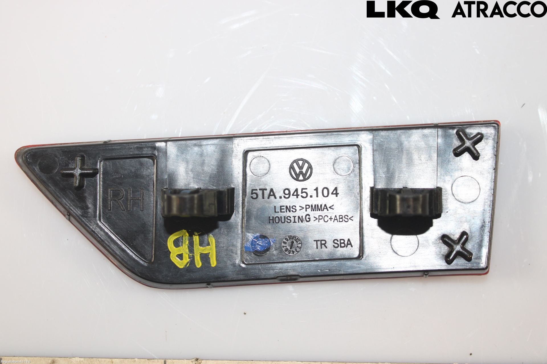 Volkswagen VW TOURAN 16- Dimljus/Reflex Bak