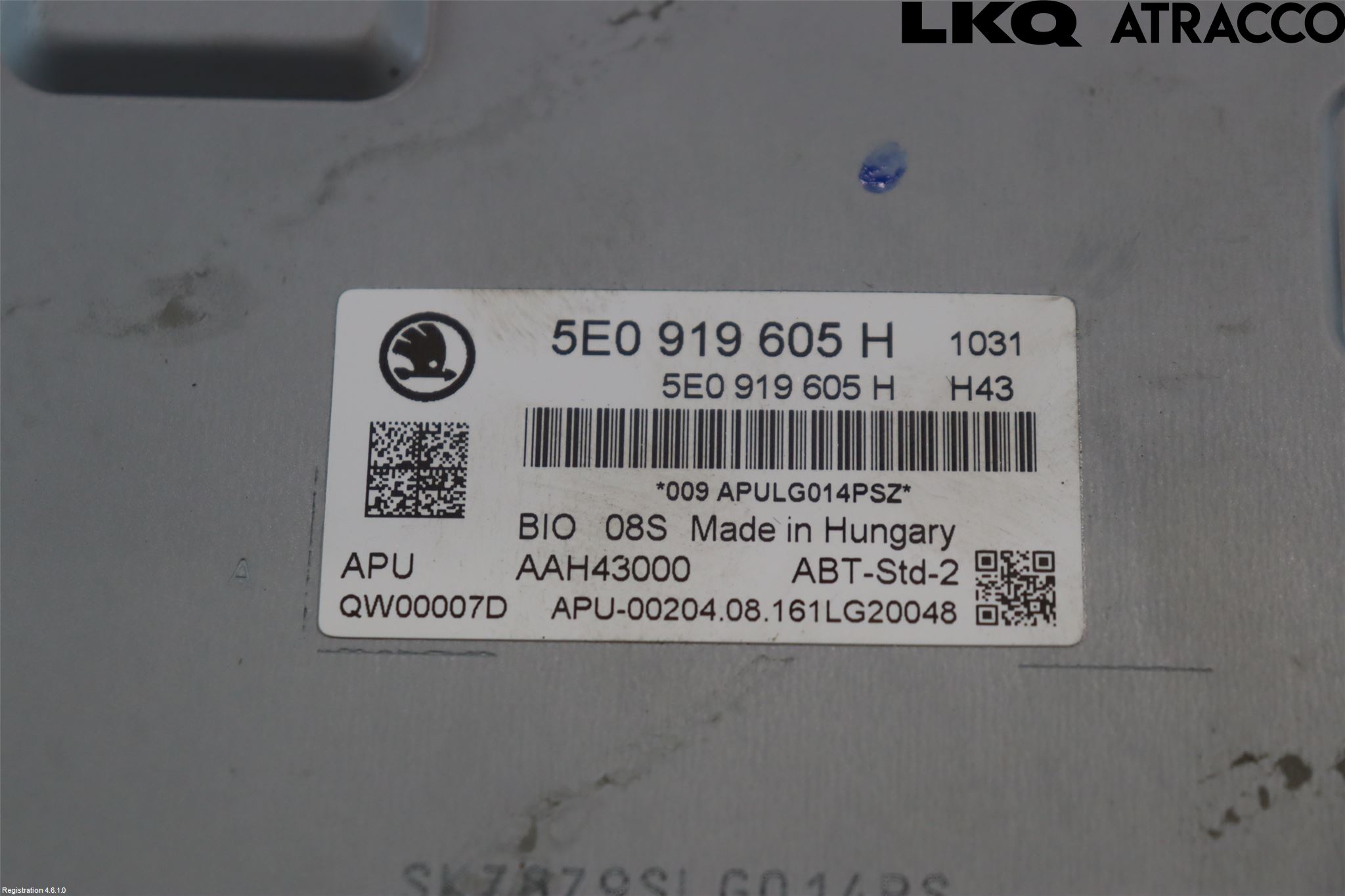 Skoda OCTAVIA (5E) 13-20 Multifunktionsdisplay