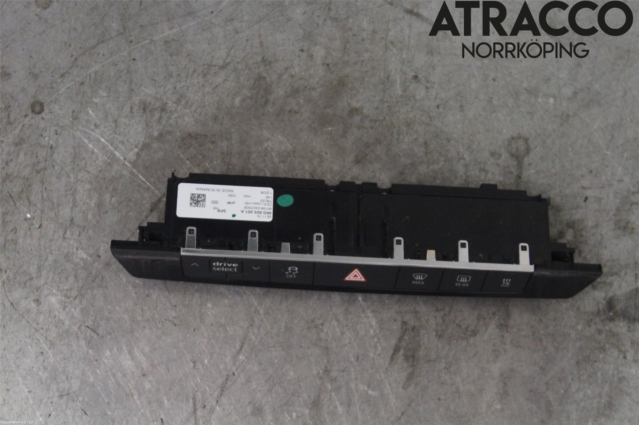 Audi A6 F2/C8 19- Strömställare Varnings