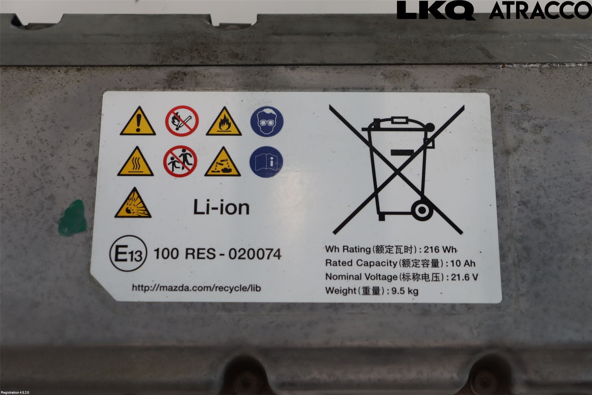 Mazda CX-30 20- Batteri Högspänning