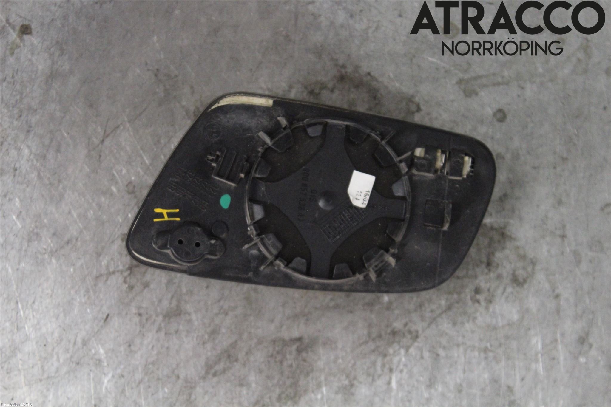 Audi A6/S6     97-05 Spegelglas Hö