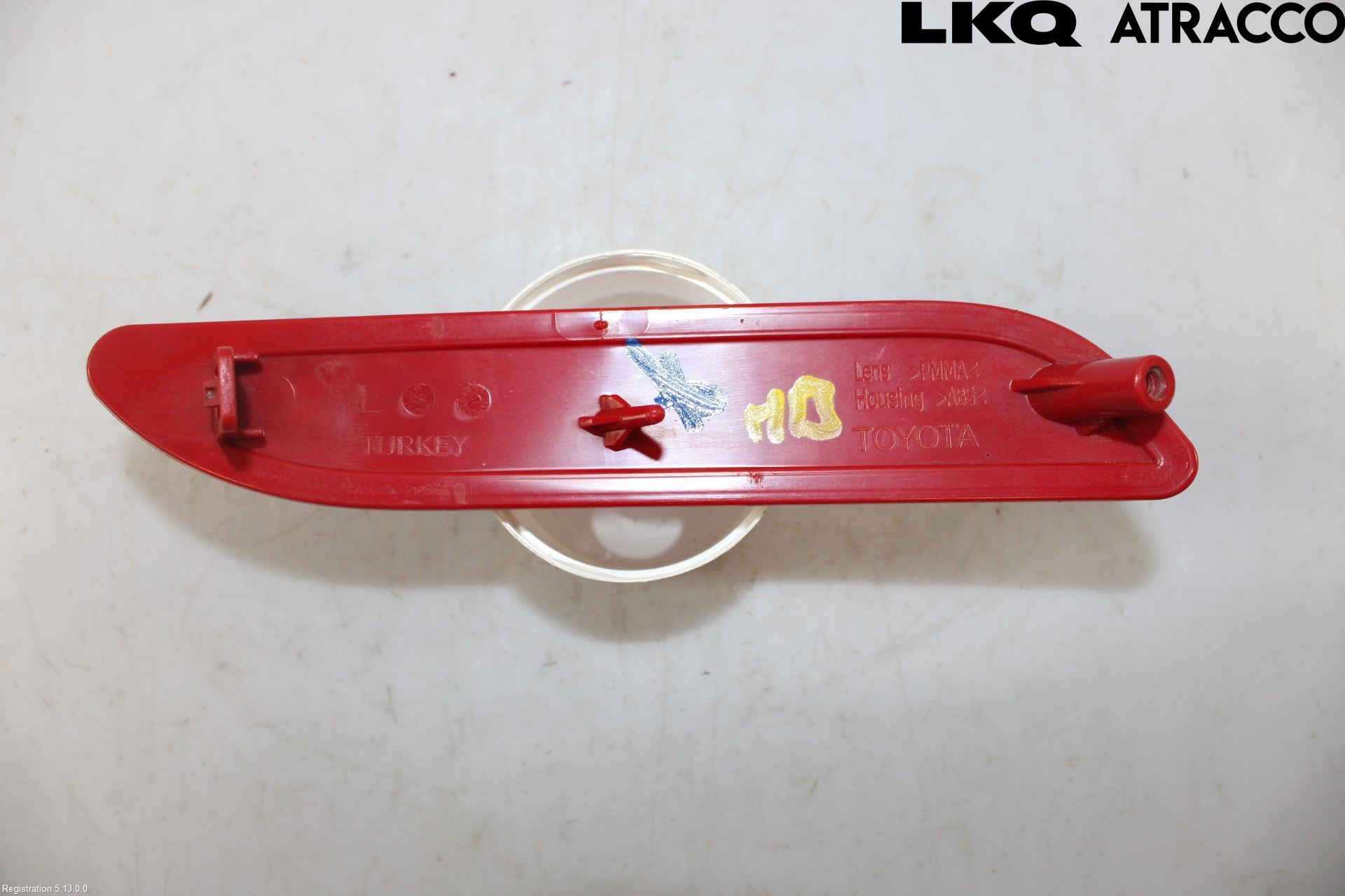Toyota AURIS 13-19 Dimljus/Reflex Bak