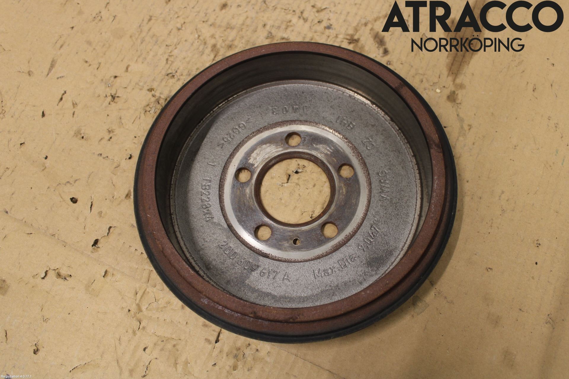 Volkswagen VW POLO VI 18->> Bromstrumma Bak