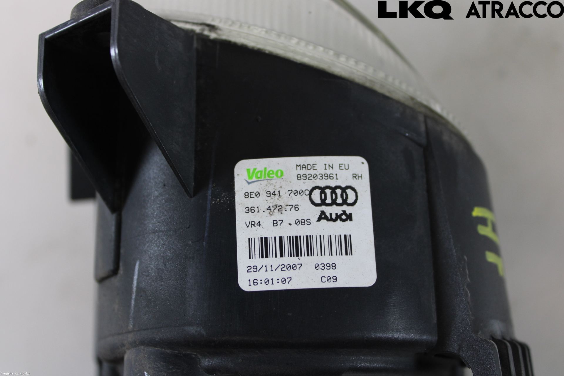 Audi A4/S4 05-07 Dimljus-Varselljus Fram