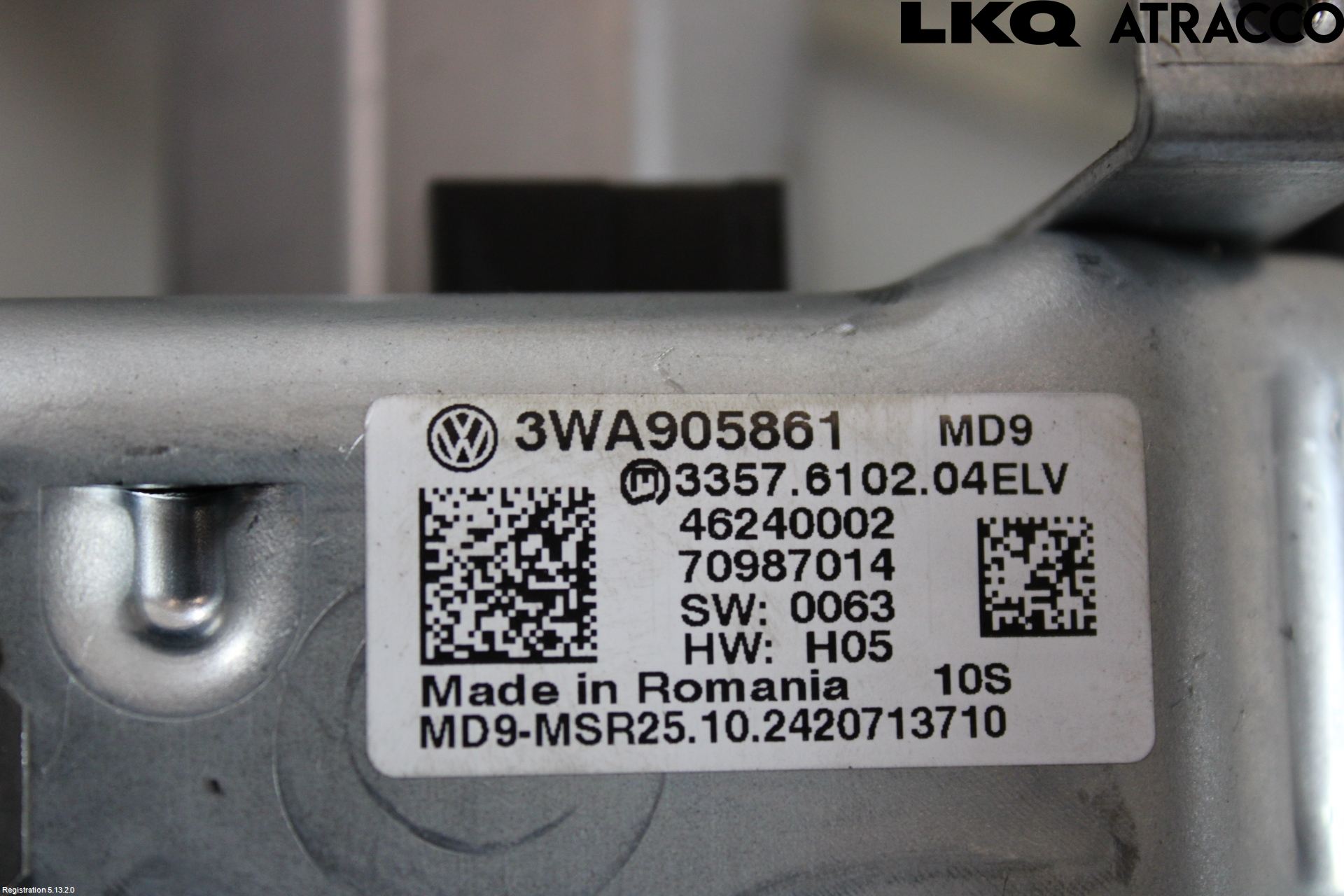 Volkswagen VW ID.7/TOURER 24- Rattaxelagg Justerbart