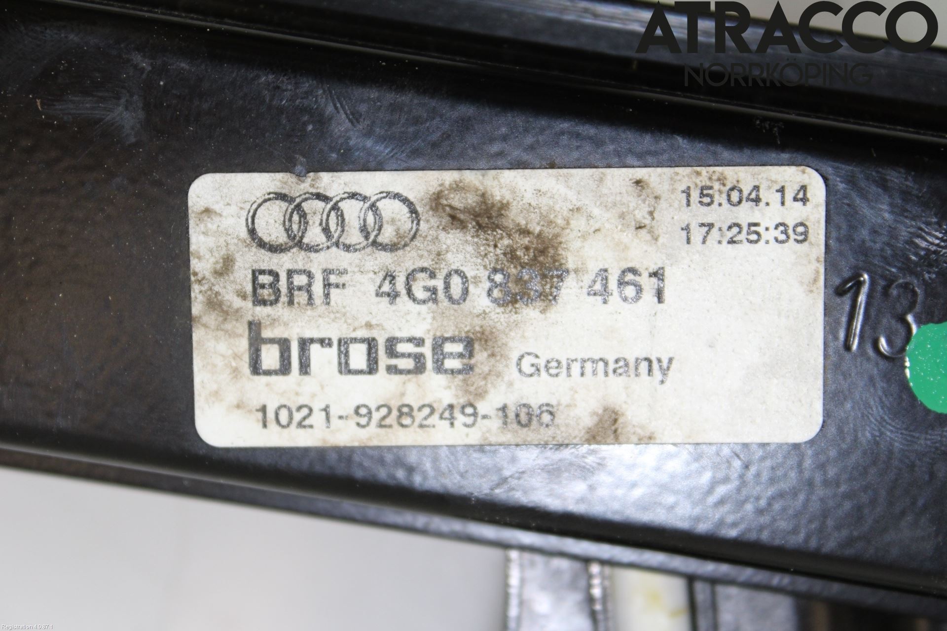 Audi A6/S6 4G 11-18 Fönsterhiss El Kompl
