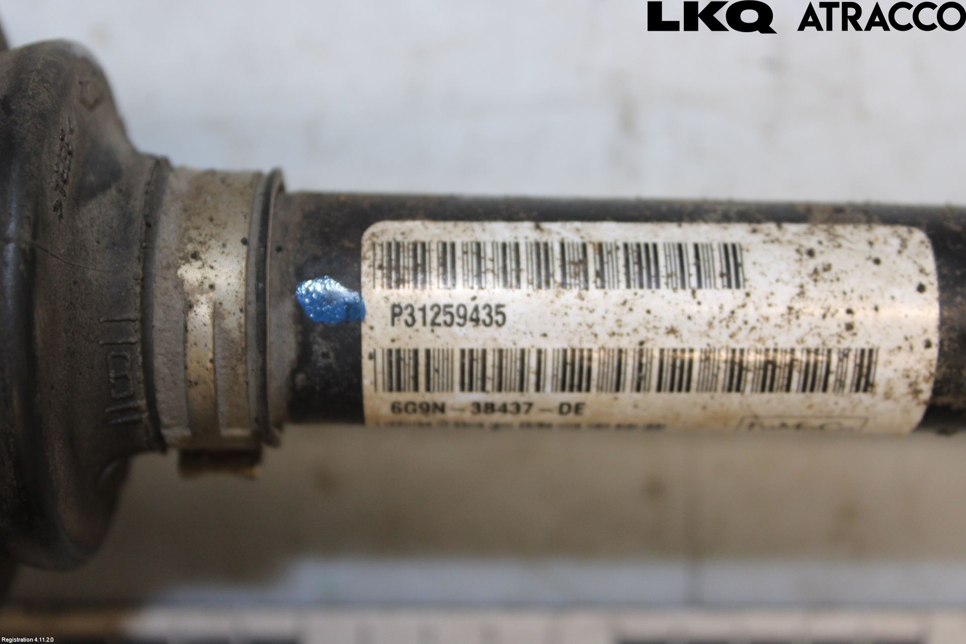 Volvo V70 08-13 Drivaxel Fram Vänster