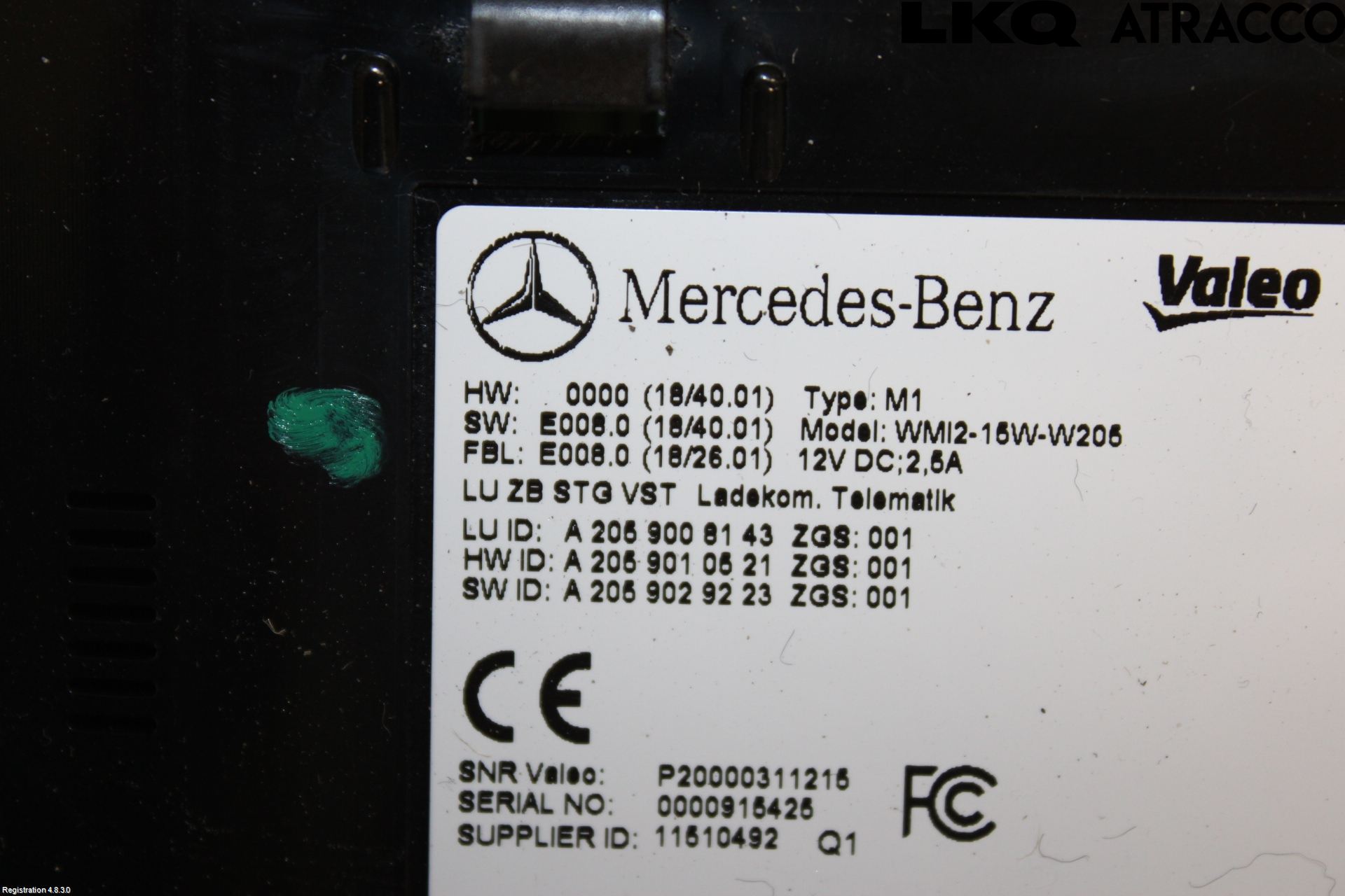Mercedes-Benz MB GLC-KLASS (X253/C253) 15-22 Styrenhet Övrigt