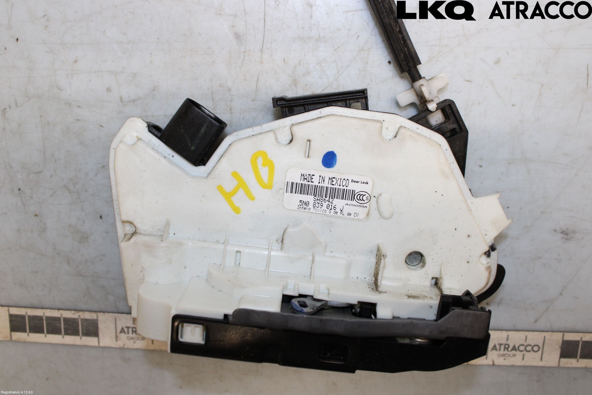 Volkswagen VW AMAROK 2H 10-22 Låskista-Dörrlås