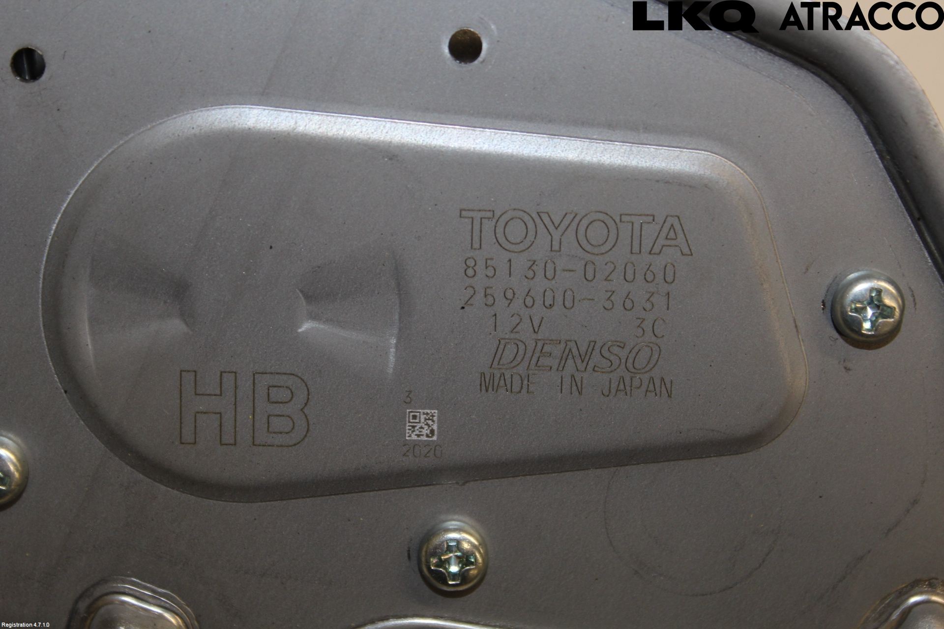 Toyota COROLLA 19- Torkarmotor Baklucka