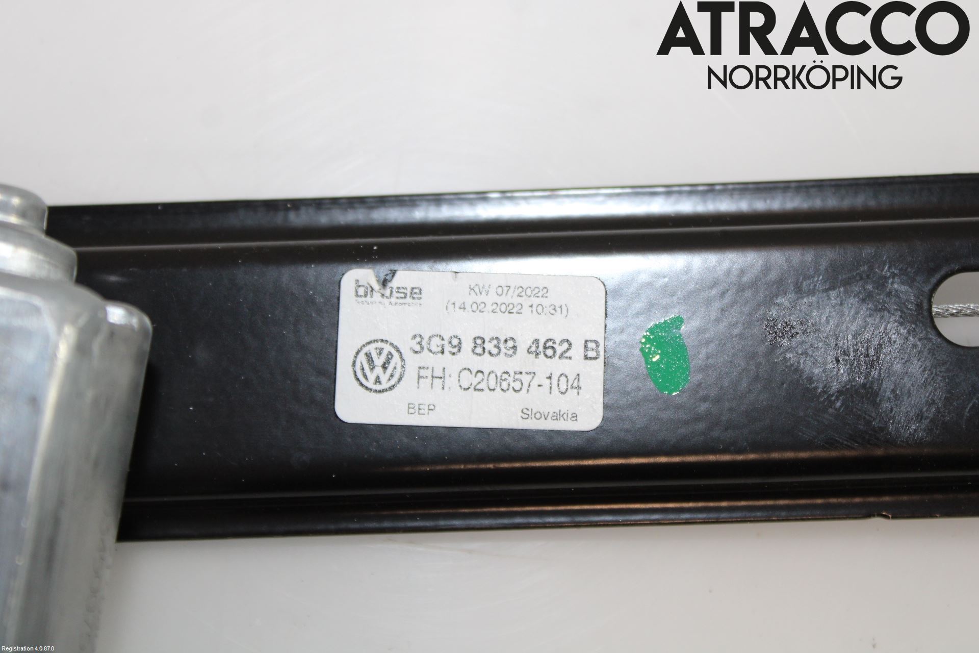 Volkswagen VW PASSAT 20-24 Fönsterhiss El Kompl