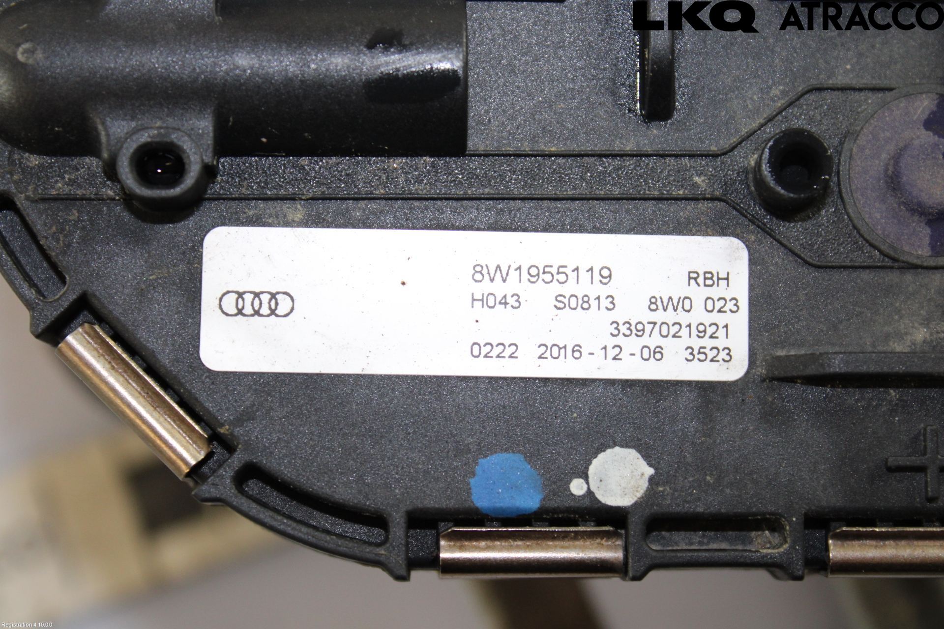 Audi A4/S4 B9 16-19 Torkarmekanism Vindruta