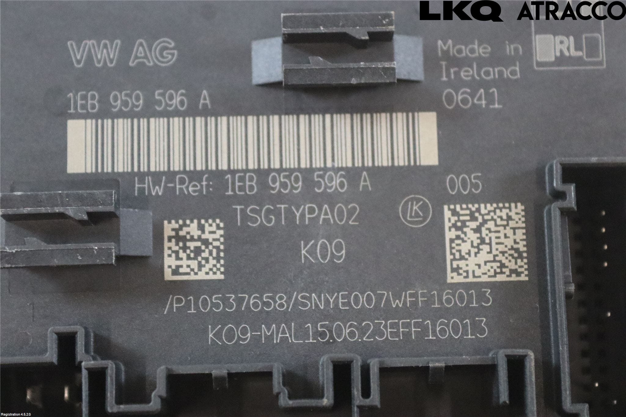 Audi Q4 E-TRON FZ 22- Styrenhet Dörr