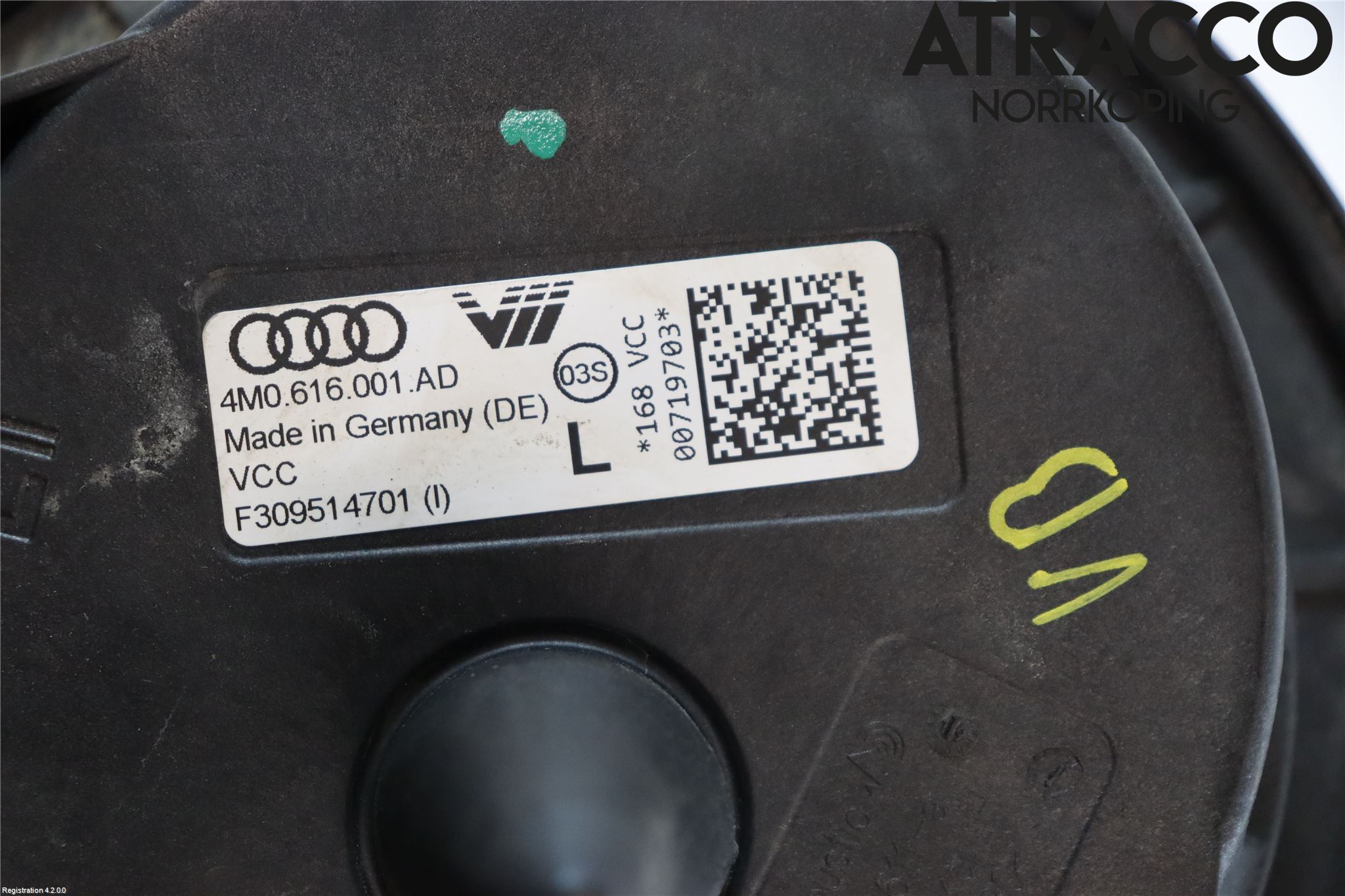 Audi Q7/SQ7 Nivå-Luftfjädring Bälg