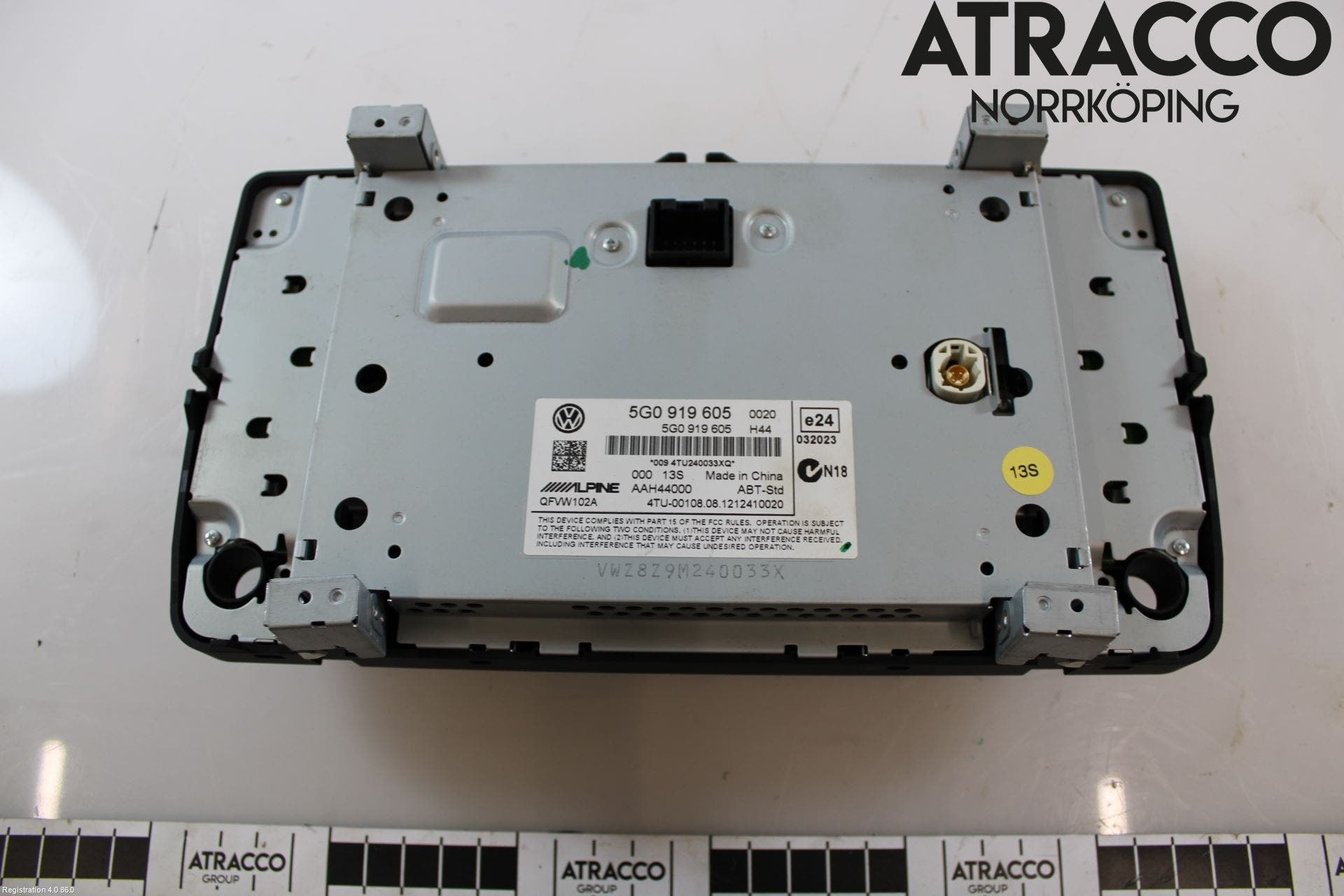 Volkswagen VW GOLF / E-GOLF VII 13-20 Multifunktionsdisplay