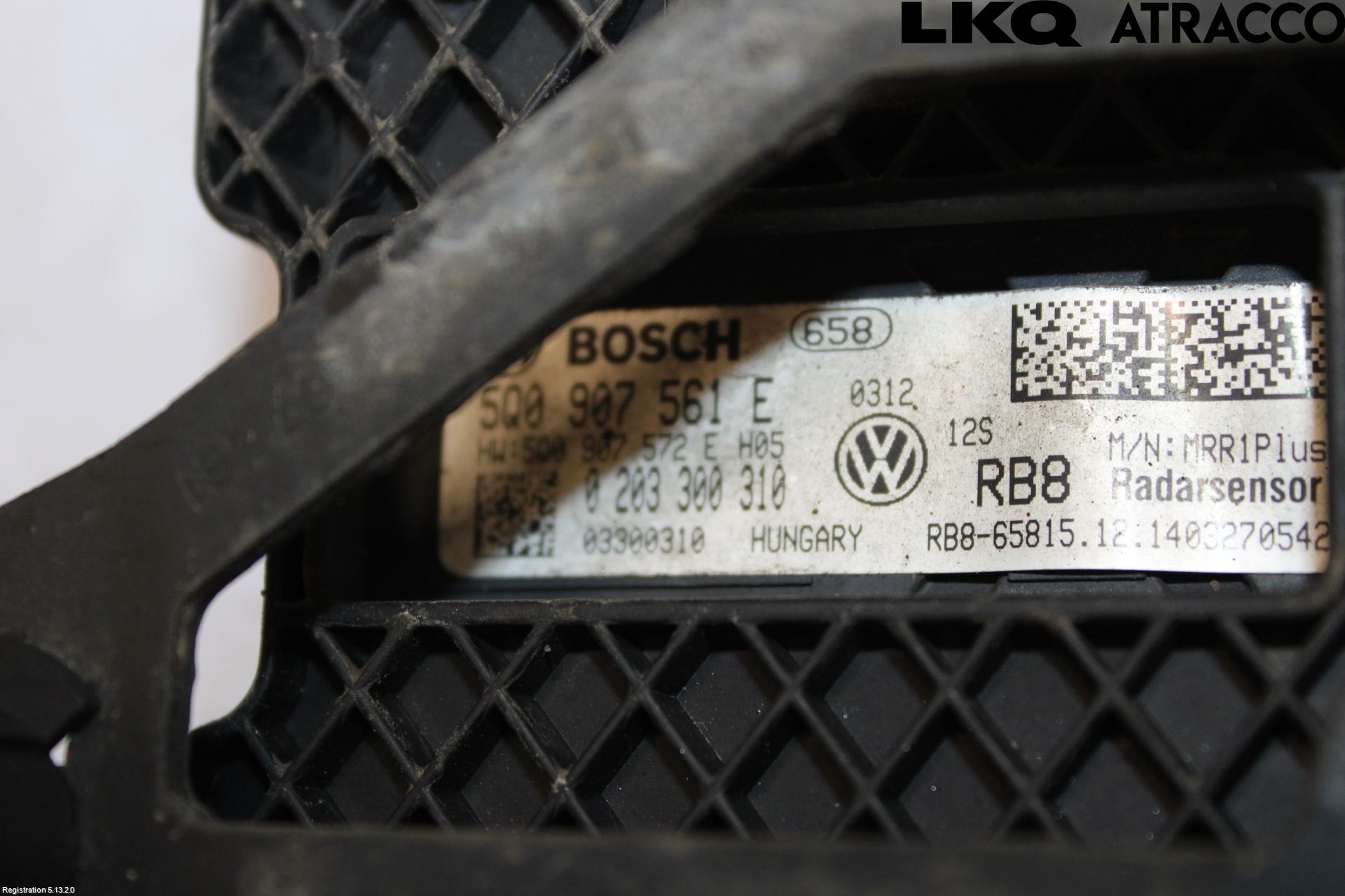 Volkswagen VW GOLF / E-GOLF VII 13-20 Sensor Aktivt Kollisionsskydd
