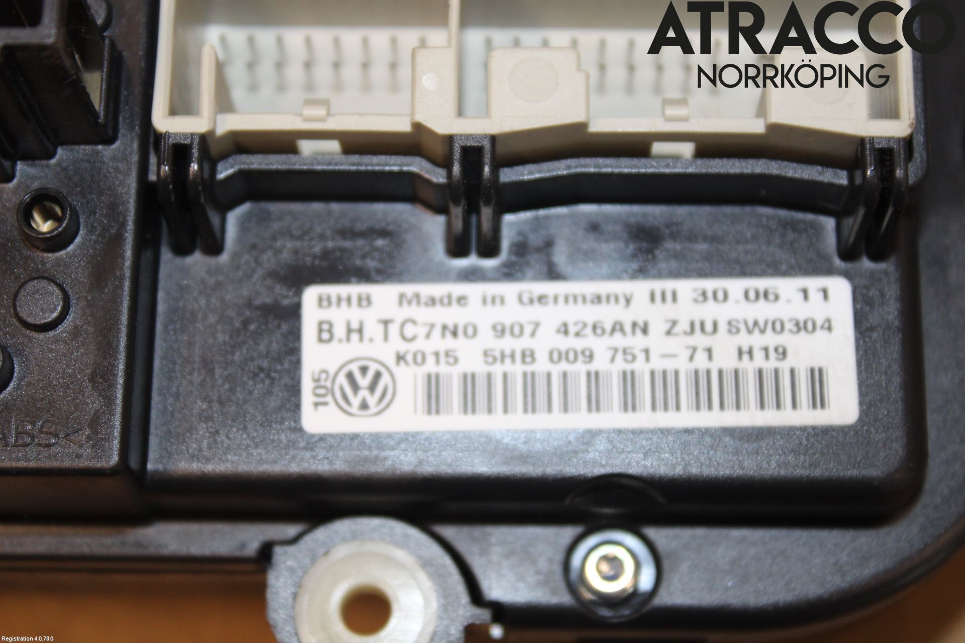 Volkswagen VW GOLF VI 09-13 Värmereglage