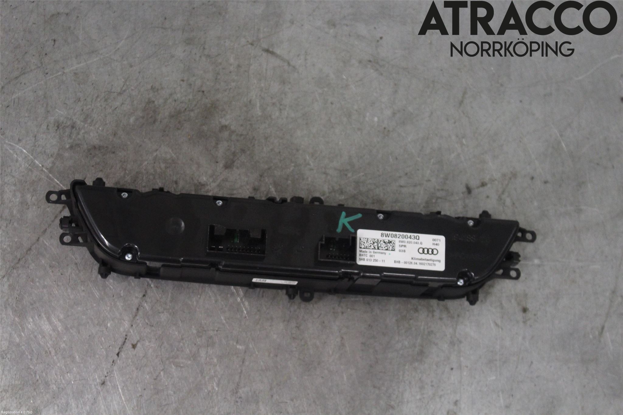 Audi A4/S4 B9 16-19 Värmereglage