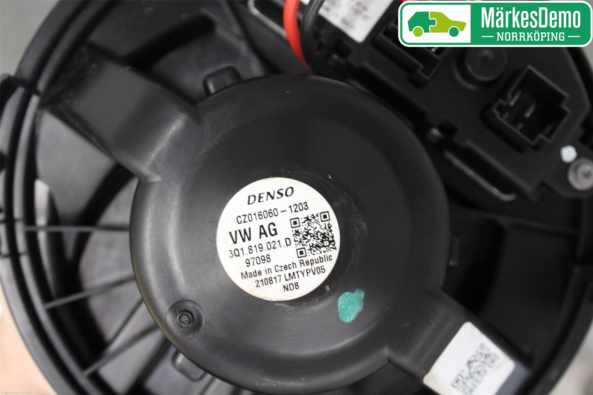 Volkswagen VW PASSAT 15-19 Värmefläkt