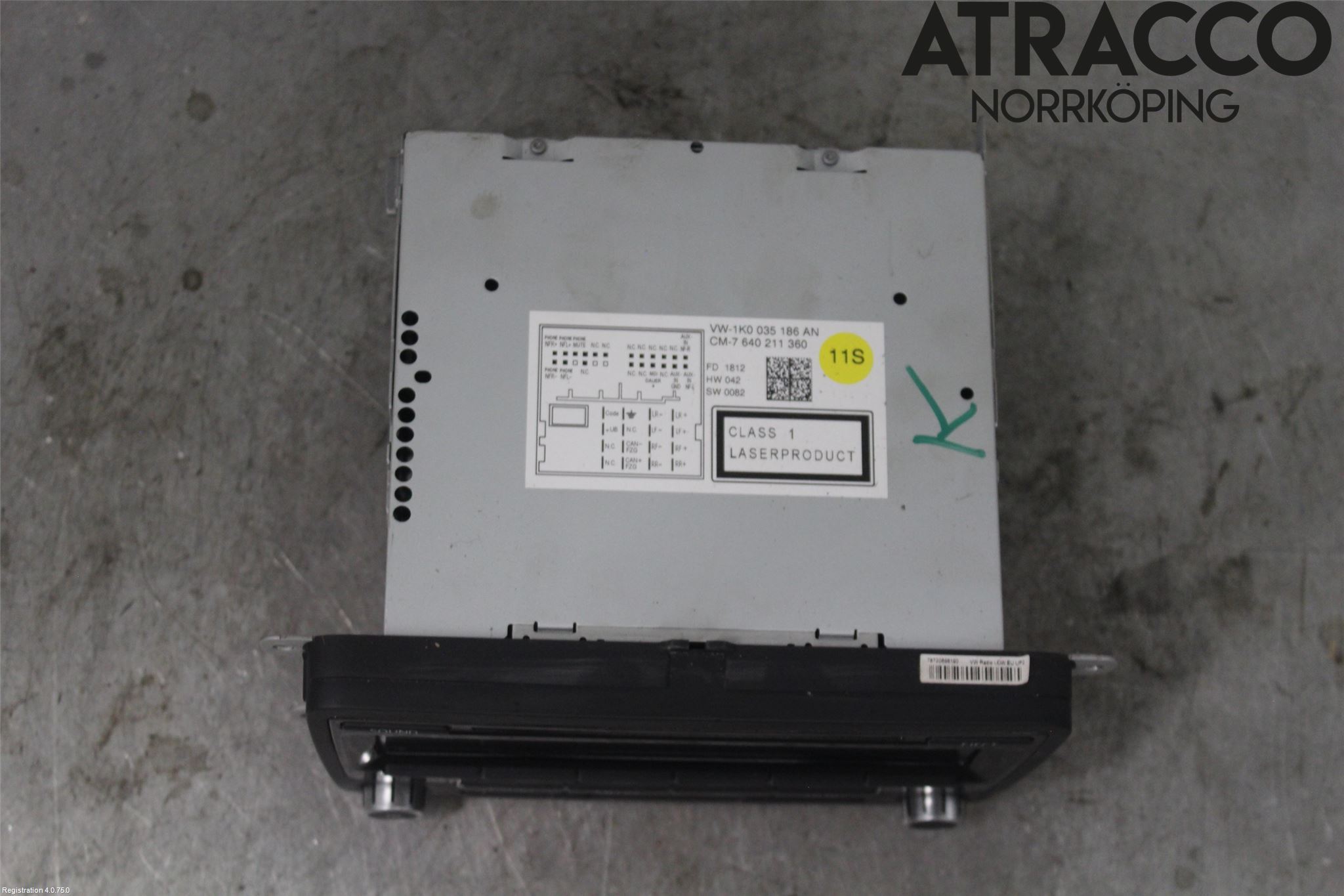 Volkswagen VW GOLF VI 09-13 Cd Radio - Multimediapanel