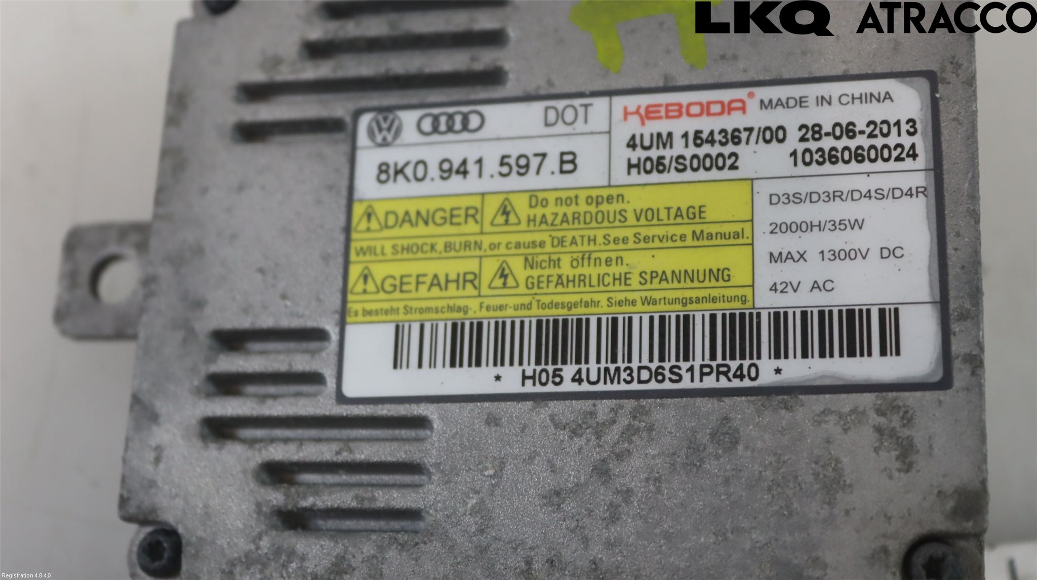 Audi A3/S3 05-13 Styrenhet Strålkastare