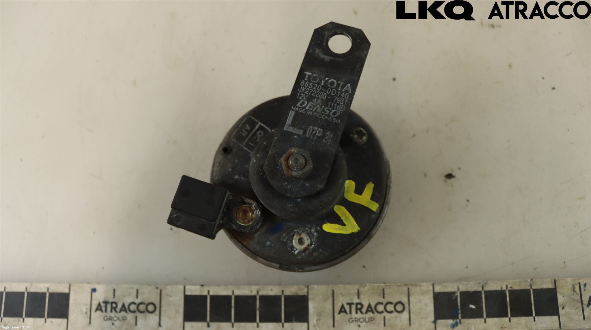 Toyota YARIS XP130 12-14 Signalhorn