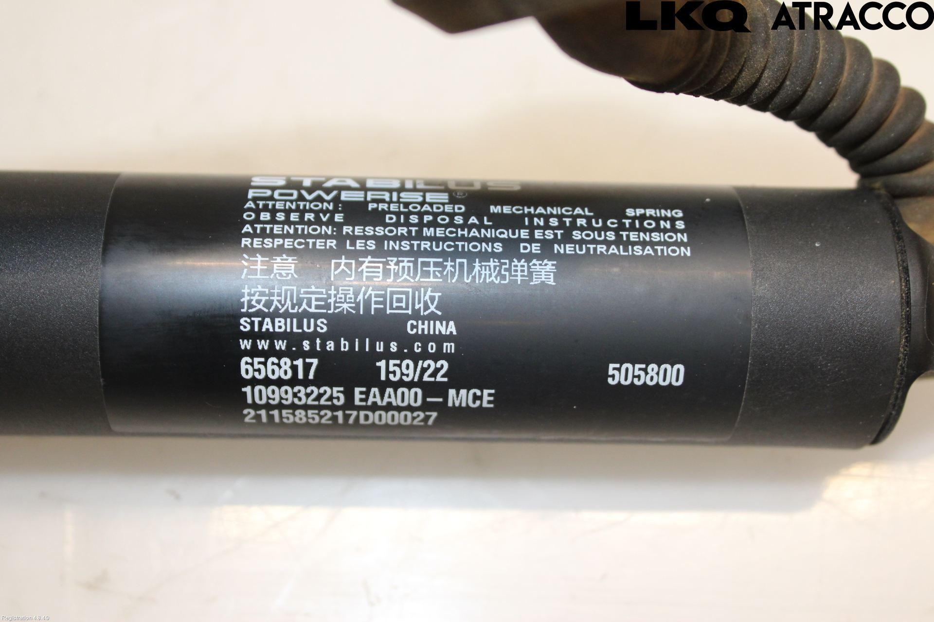 MG MARVEL R 22- Gasfjäder Baklucka