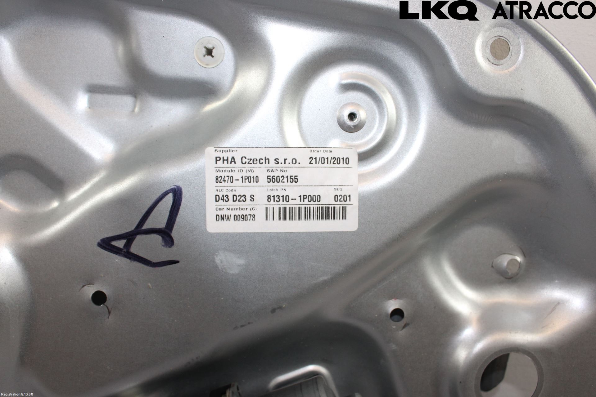 Kia VENGA 10-19 Fönsterhiss El Kompl